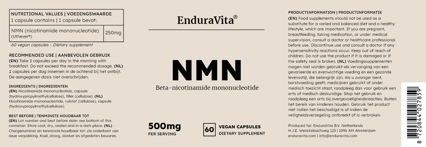 Pack Avantage de Capsules NMN 120x250mg