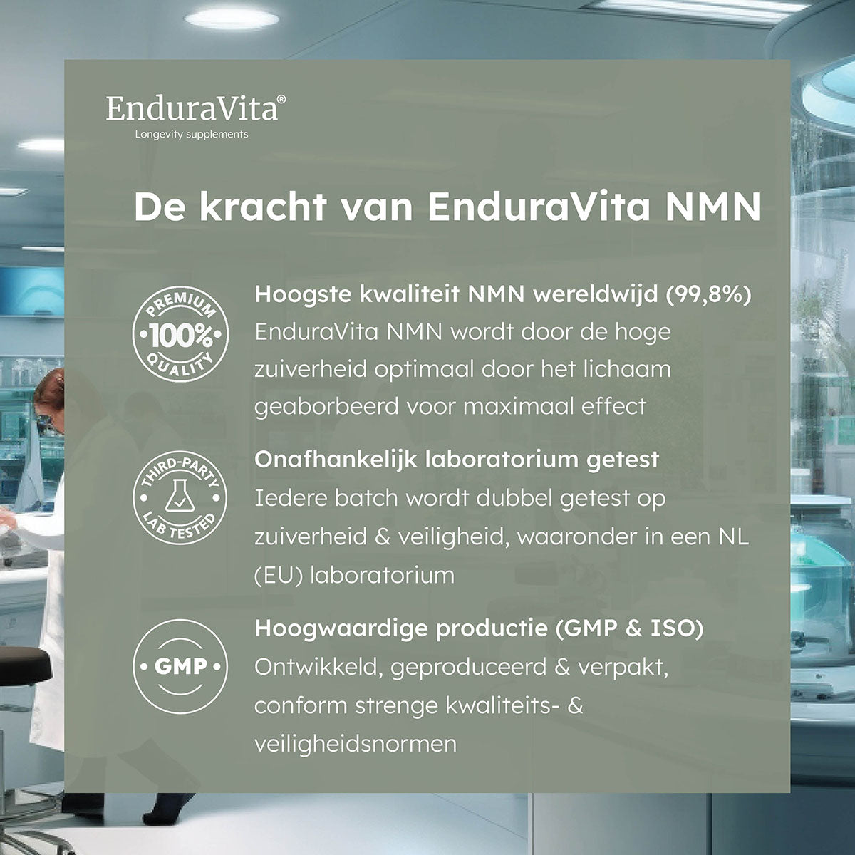 NMN 60x250mg - 99,8% de pureté